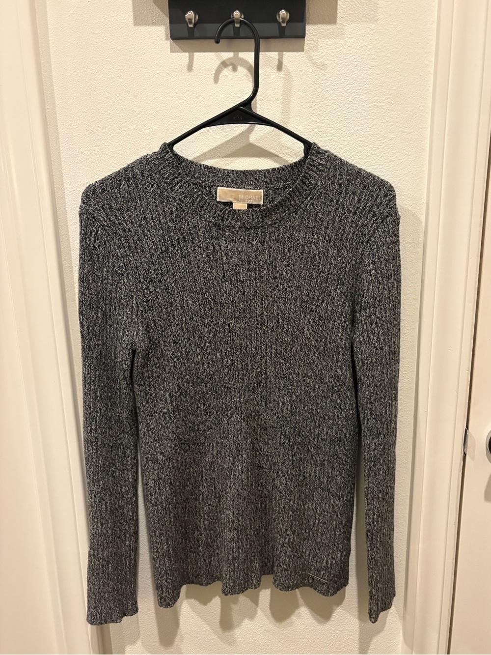 Michael Kors Women's Marled Crewneck Knit Sweater
